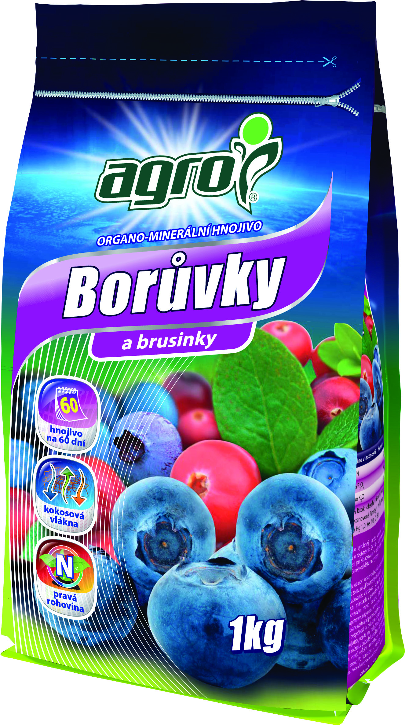 Hnojivo na čučoriedky 1kg AGRO