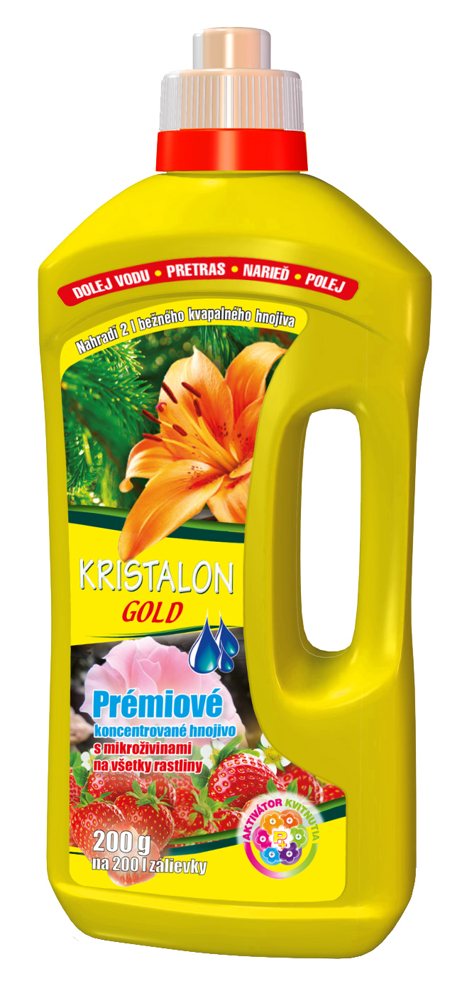 Hnojivo vo fľaši  Kristalon GOLD 200 g