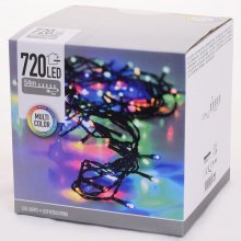 Svetlo vianočné 720 LED farebné, 54m