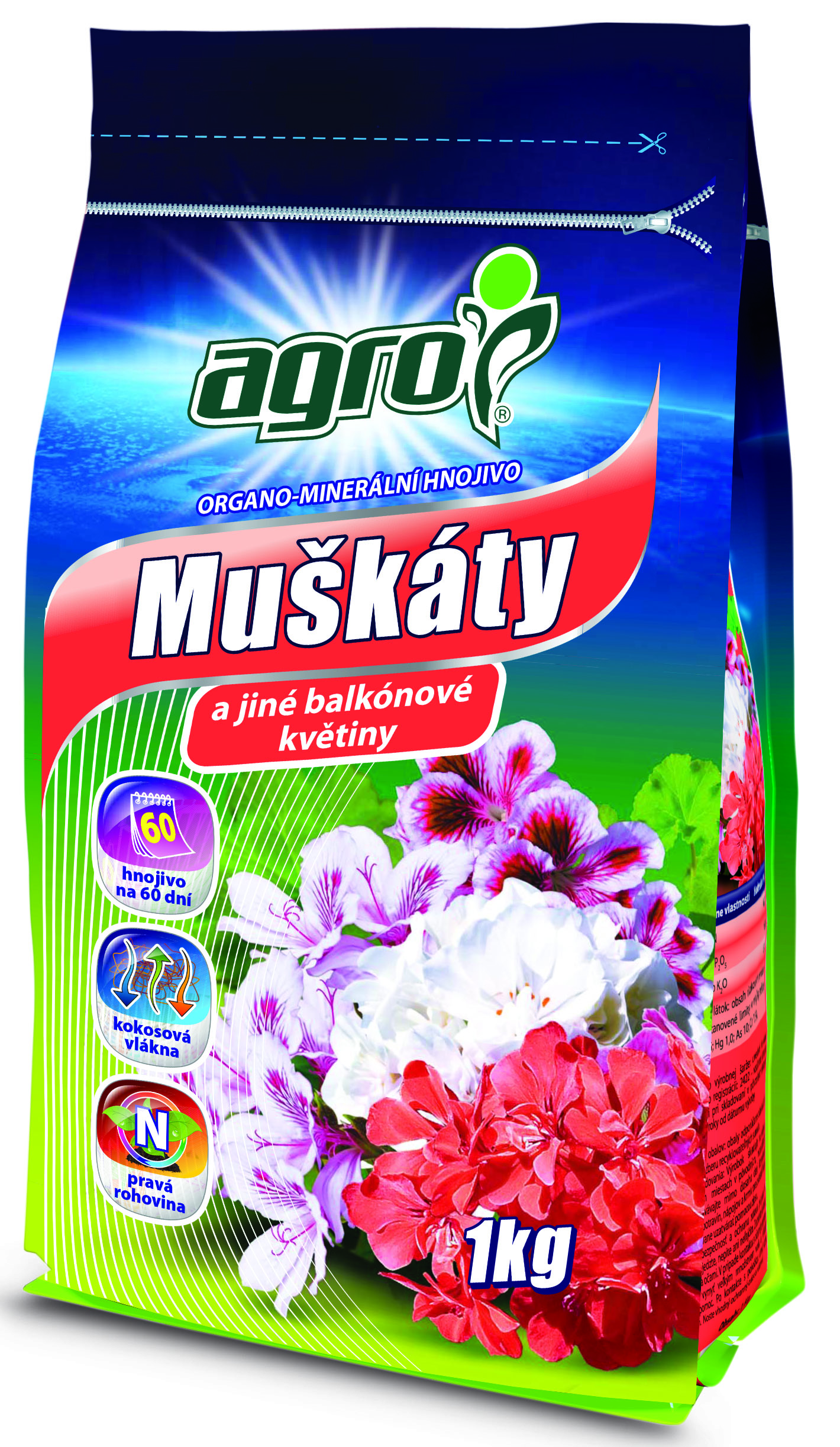 Hnojivo muškát 1kg Agro