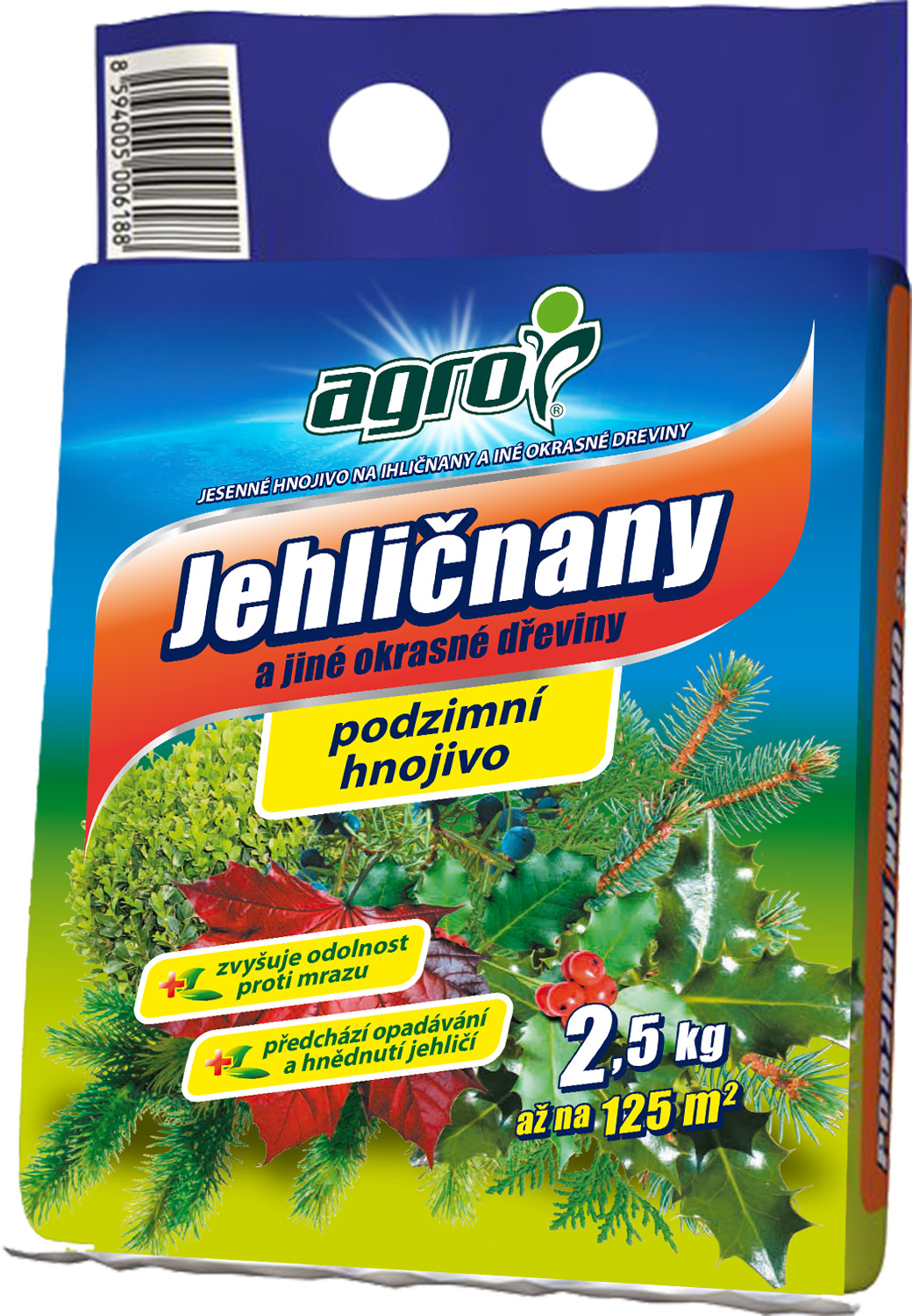 Hnojivo jesenné na ihličany 2,5 kg  AGRO