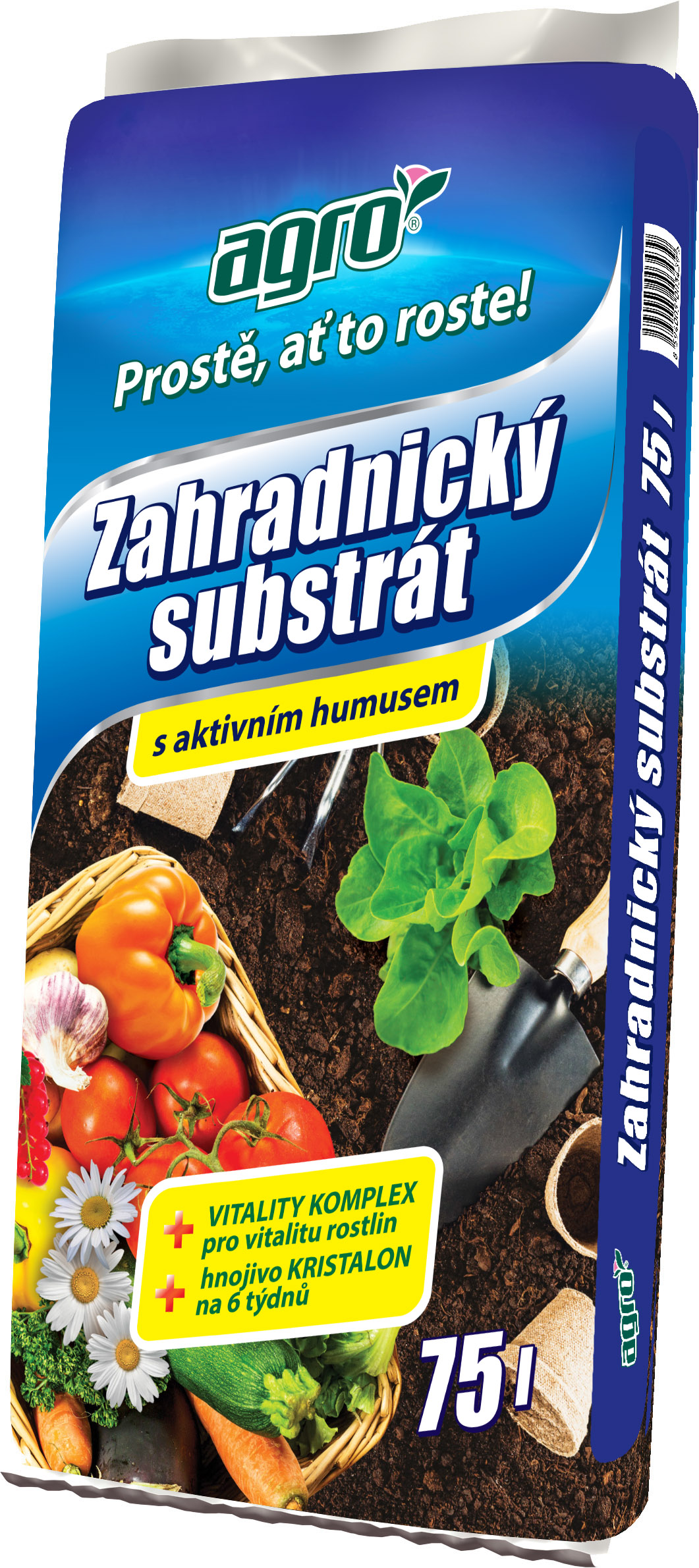 Substrát zahradnícky 70 L AGRO