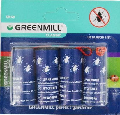 Lepiaca mucholapka Greenmill 4ks