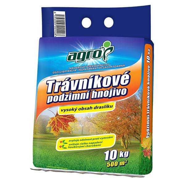 Hnojivo TRÁVNIKOVÉ jeseň 10 kg Agro