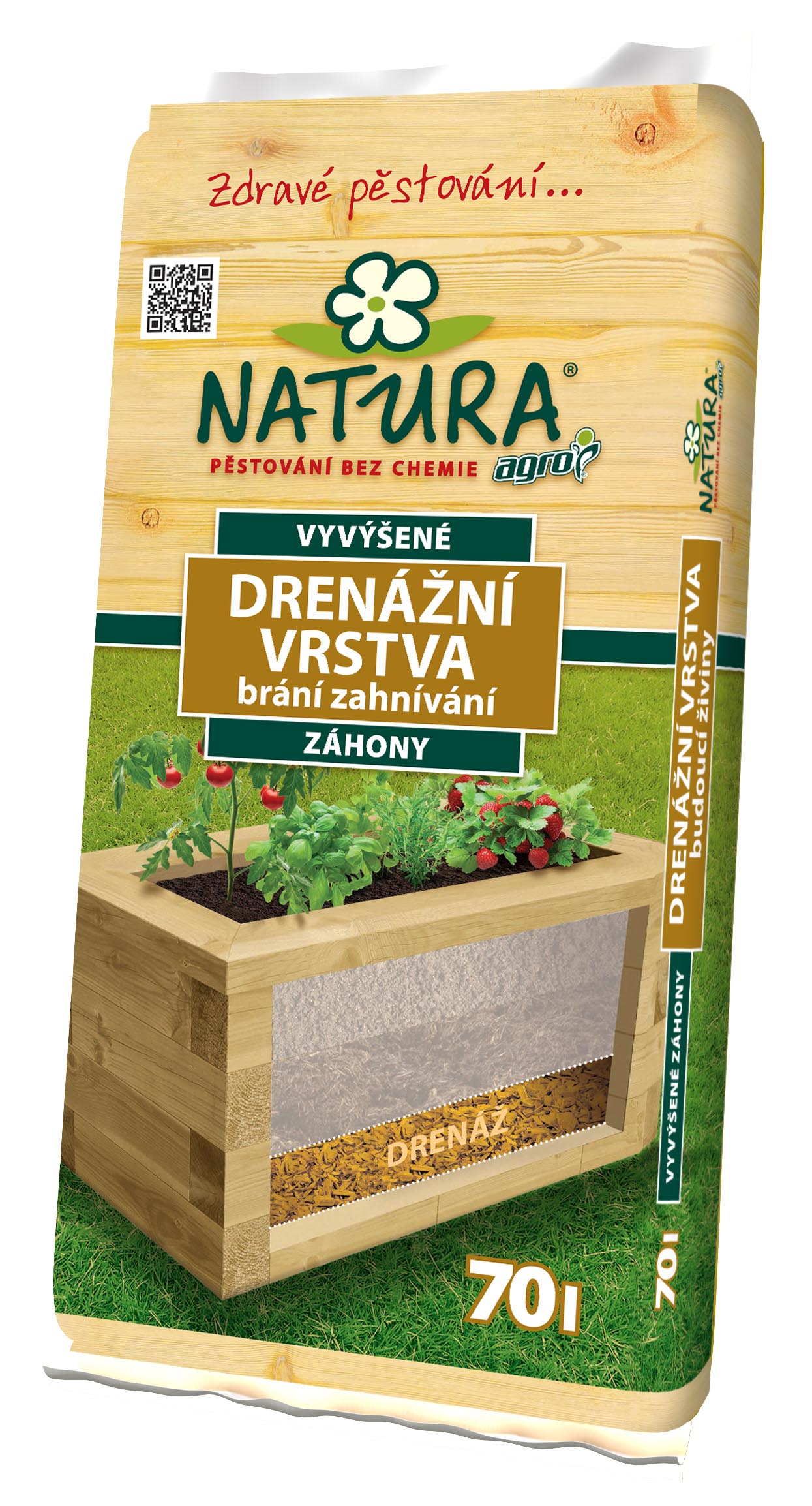 Drenážna vrstva na vyvýš.záhony 70 L